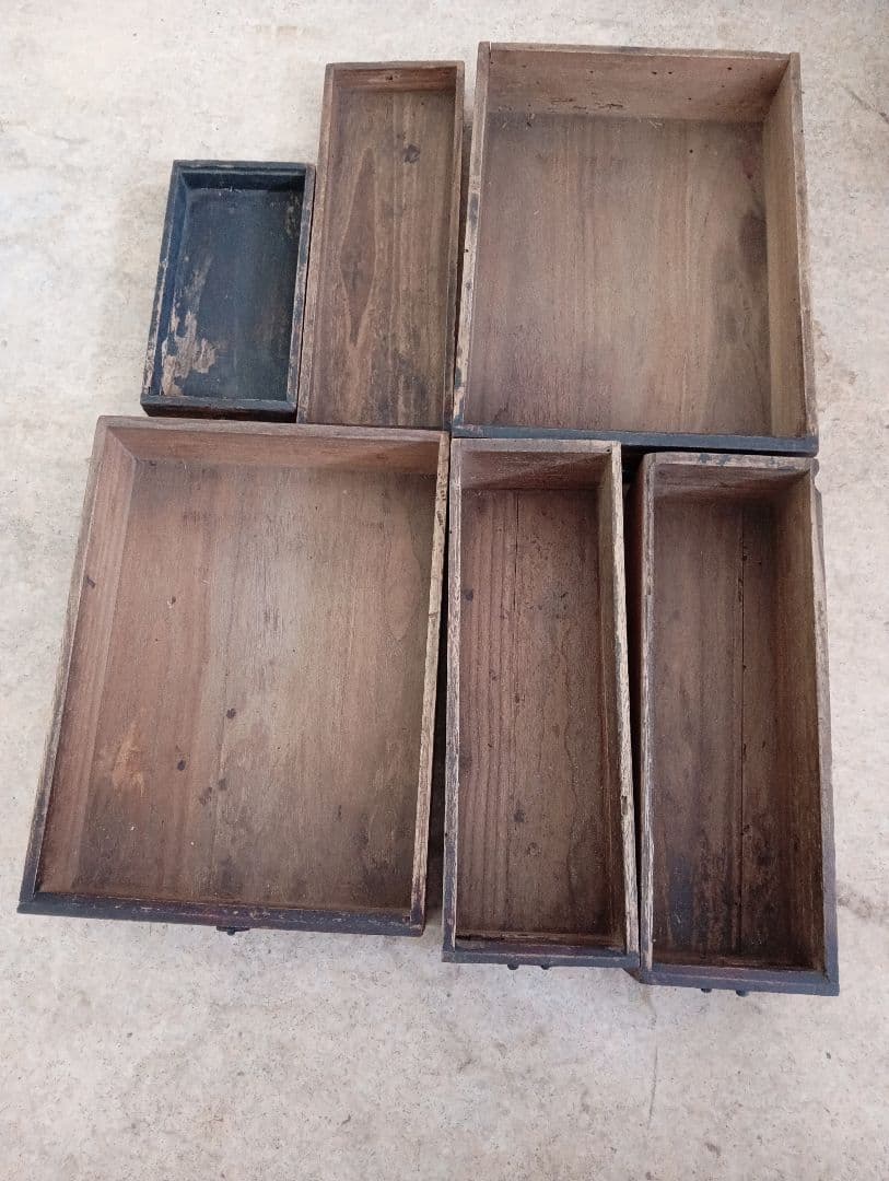 船箪笥 小タンス 和箪笥 小引出 古民家 インテリア 木製 家具 金庫 小物入