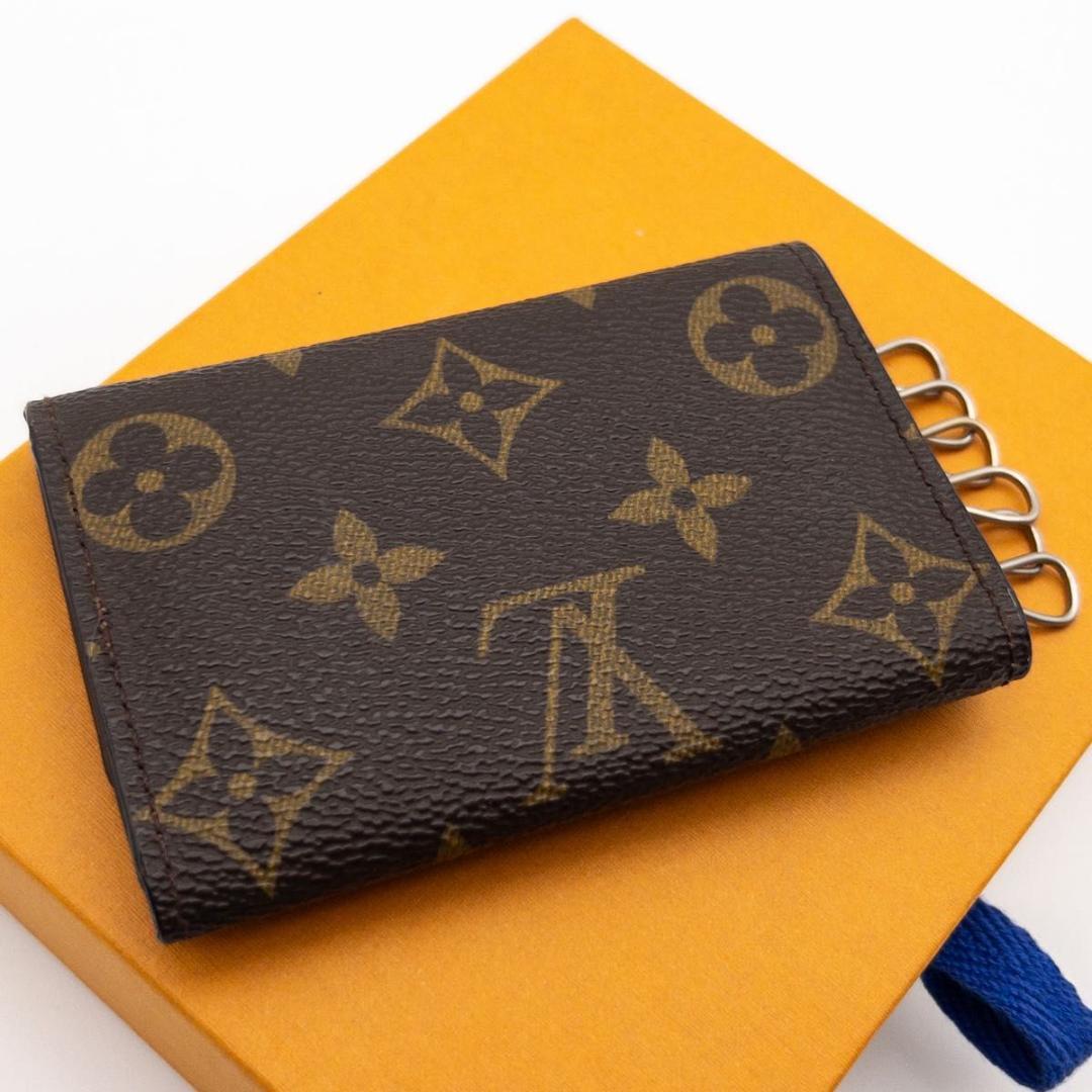 【極美品】ルイヴィトン　ミュルティクレ6 モノグラム　キーケース　茶色