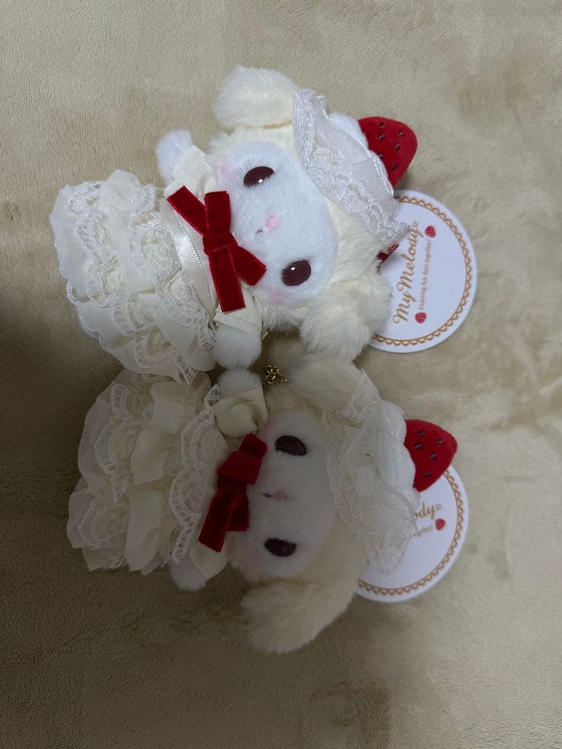 サンリオ　マイメロディ　ショートケーキ マスコット2つ