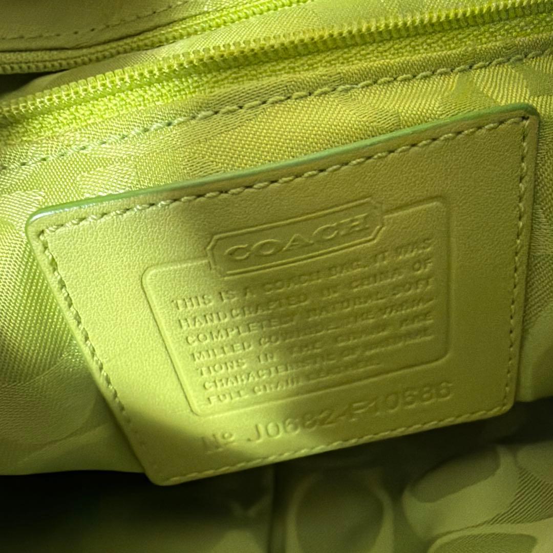 バッグ OLD COACH ERGO GLEEN LIGHT GLEEN BAG