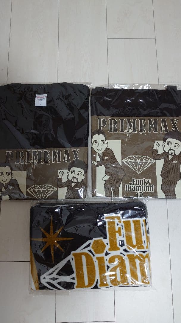 PRIMEMAX Funky Diamond 18 Tシャツ 、バッグ、タオル