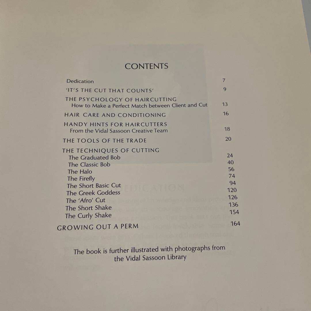 趣味・スポーツ・実用 cutting hair the Vidal Sassoon way