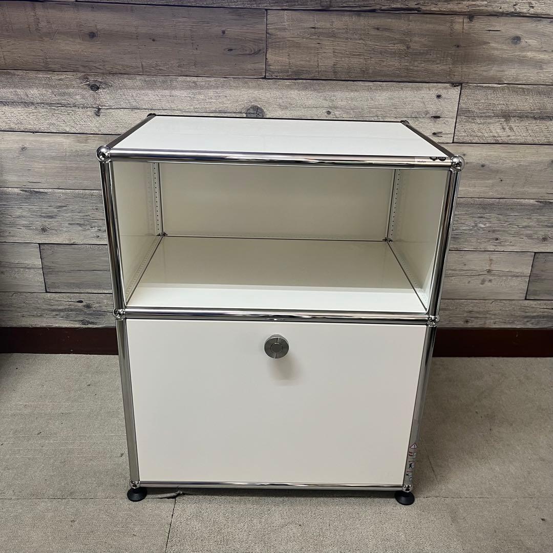 7/12迄限定販売 USM Haller １列２段ベッドサイドボード 色：白