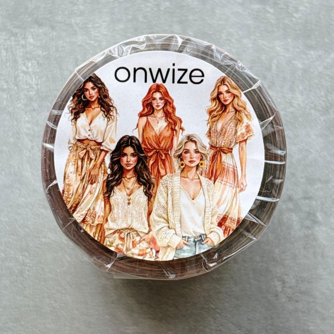 onwize 海外マスキングテープ　マステ 【2541】