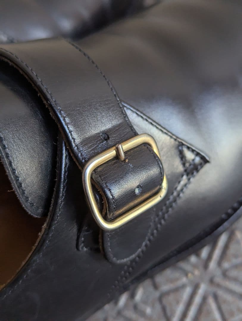 ロイドフットウェア　シングルモンクシューズ　ブラック　Size5.5E