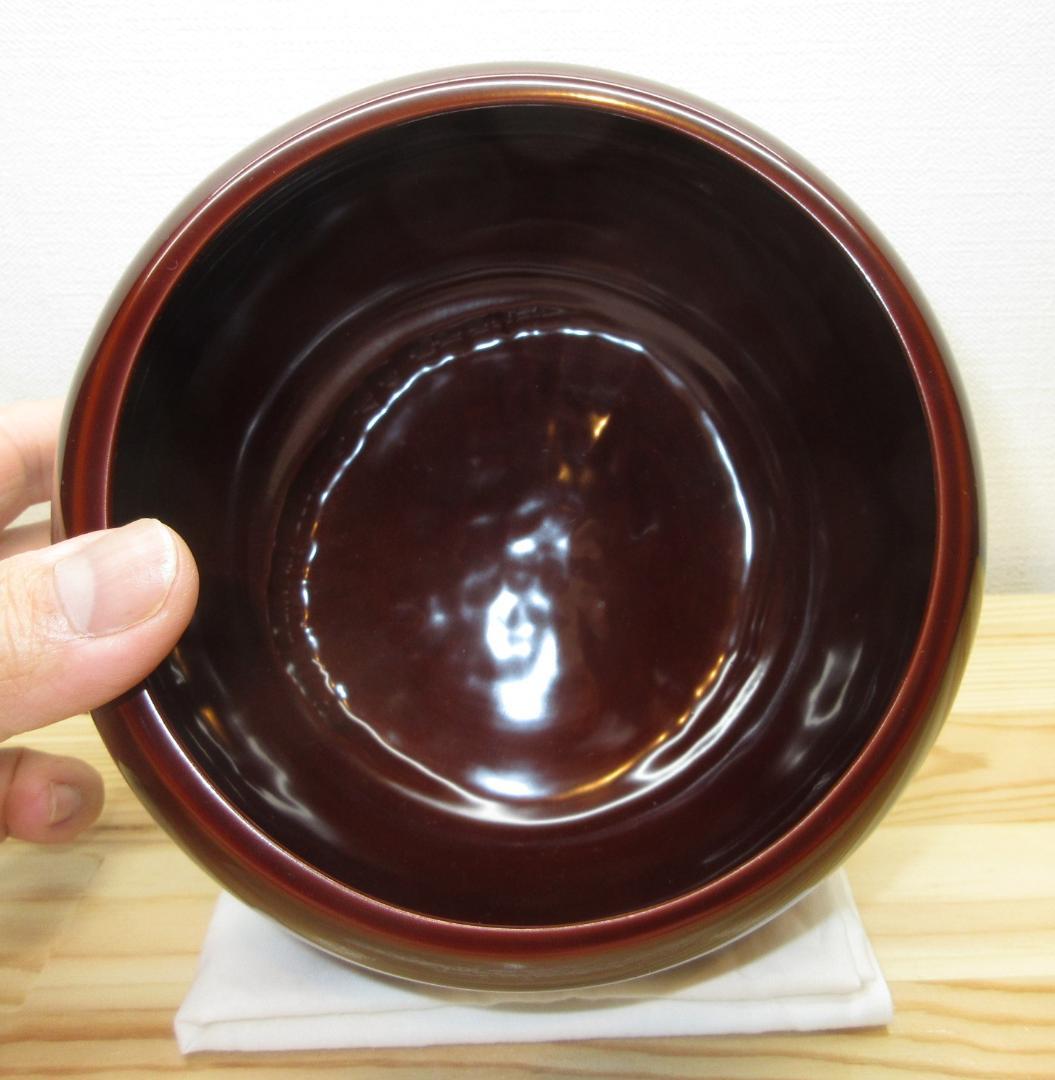 送料込【逢絢亭】茶道具 建水 溜塗 竹 布袋形 千家十職 黒田正玄 共箱入り