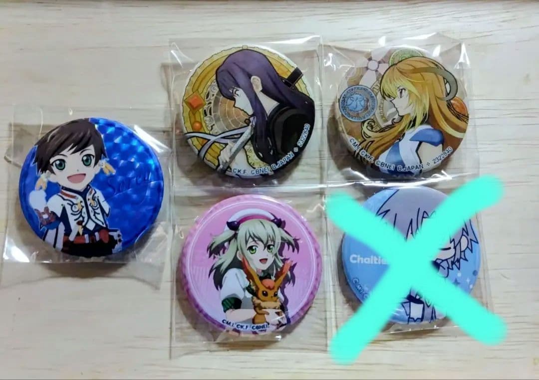テイルズオブシリーズ 缶バッチ・アクリルバッジ・クリアブローチまとめ売り