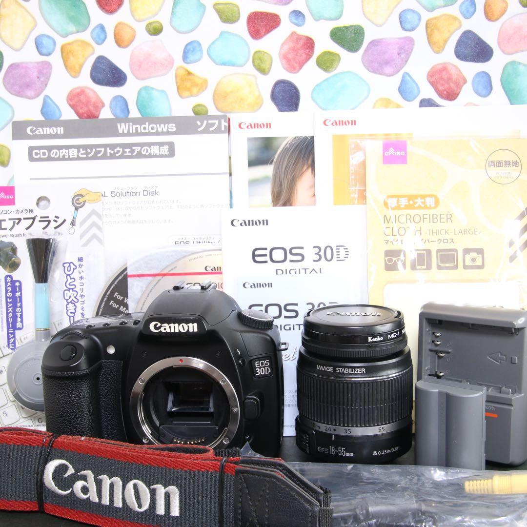 ♥◇Canon EOS 30D ◇説明書、元箱付き♪ ◇レンズキット♪