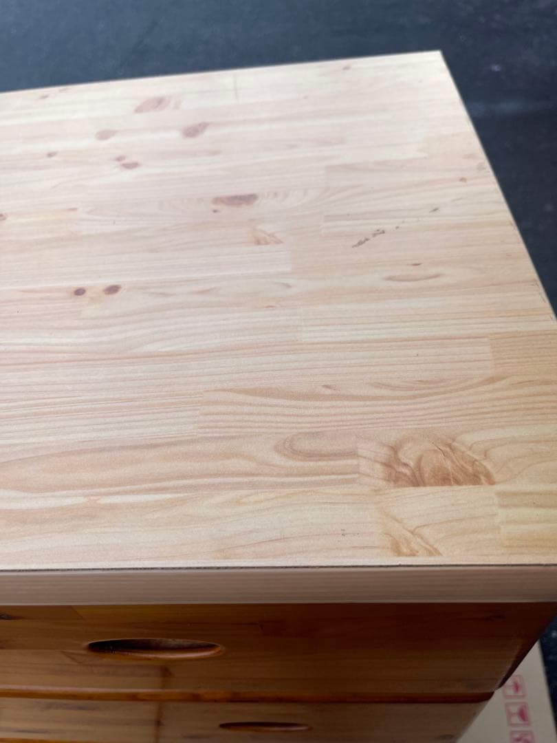 パイン材　木製 六段チェスト ハイチェスト タンス 洋服 収納 箪笥