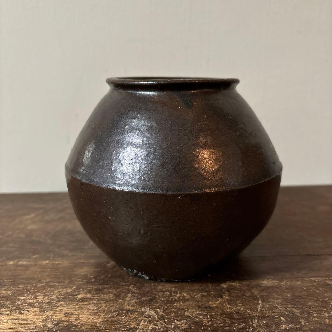 韓国アンティーク　壷　オンギ 李朝　その 22 検：骨董品.花器.コウケンテツ