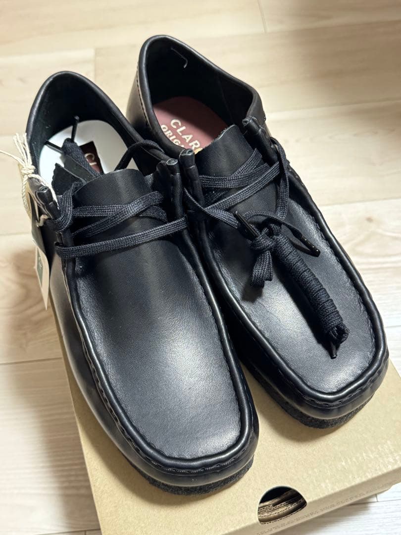 クラークス ワラビー ブラック UK8.5 CLARKS