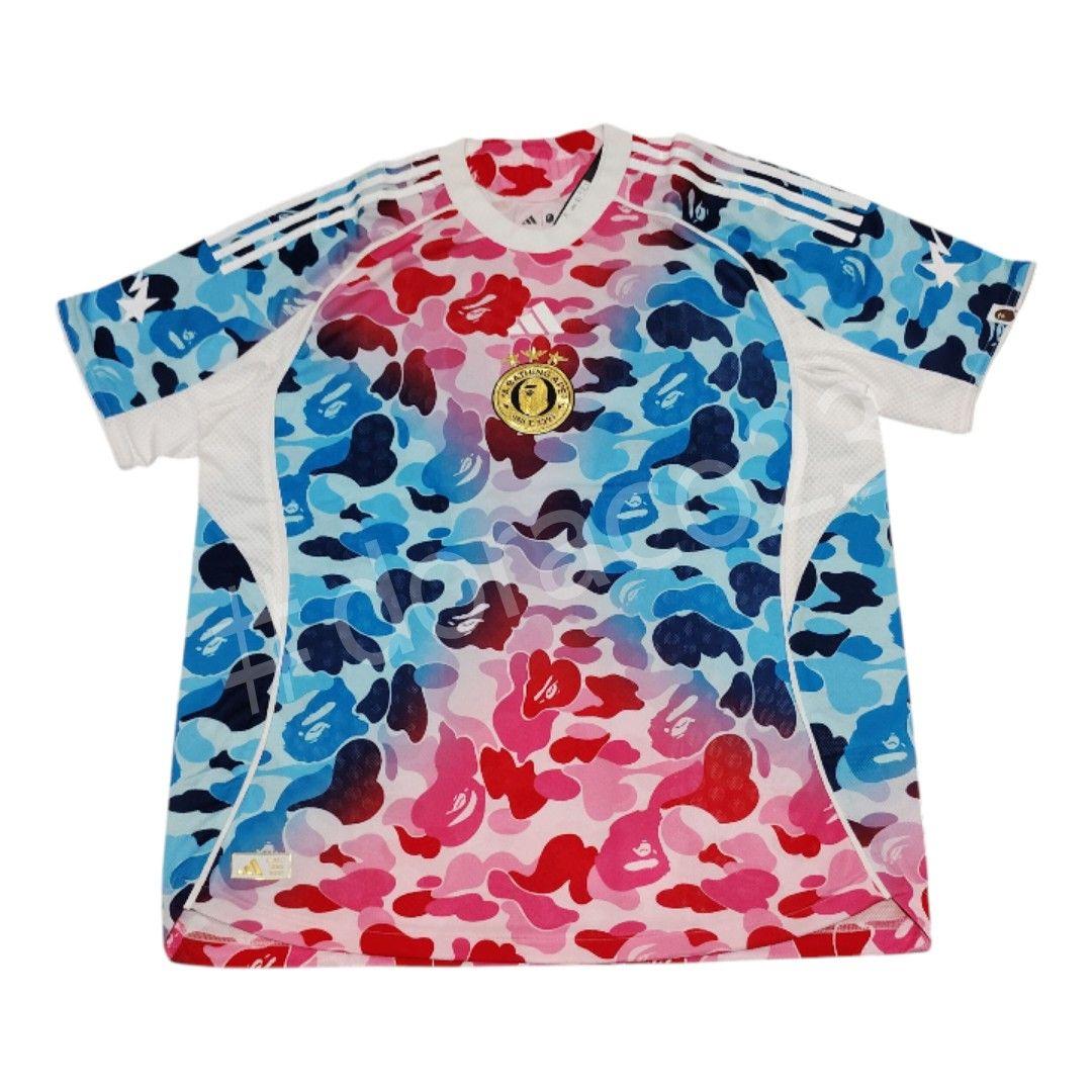 新品✨アディダス アベイシングエイプ FB ジャージ ショックブルー 4XL