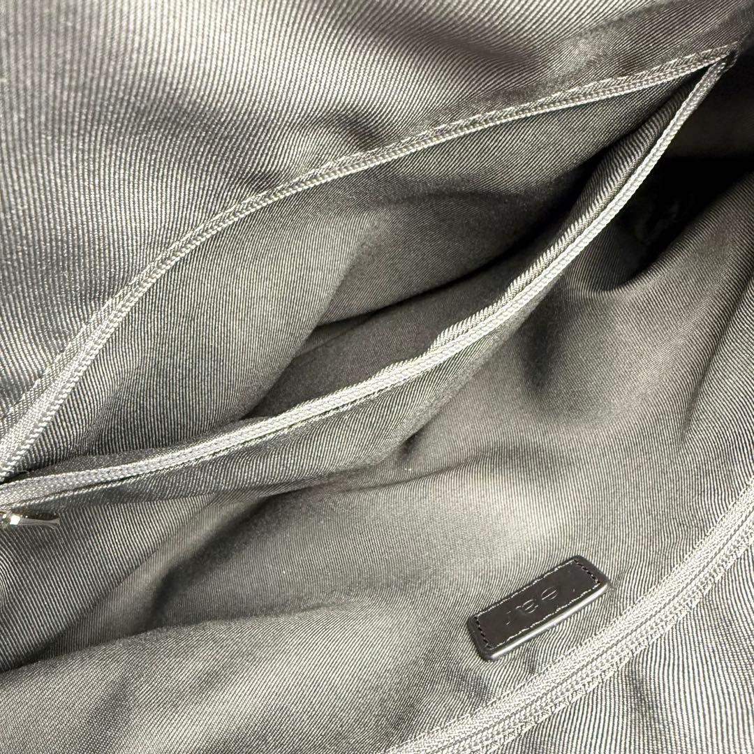 【極美品】ear PAPILLONNER 2WAYレザーショルダーバッグブラック