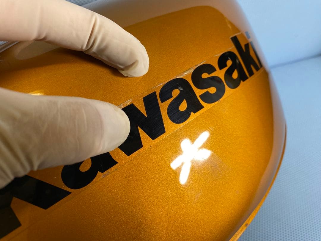 250TR 純正　フューエルタンク　金　キャブ