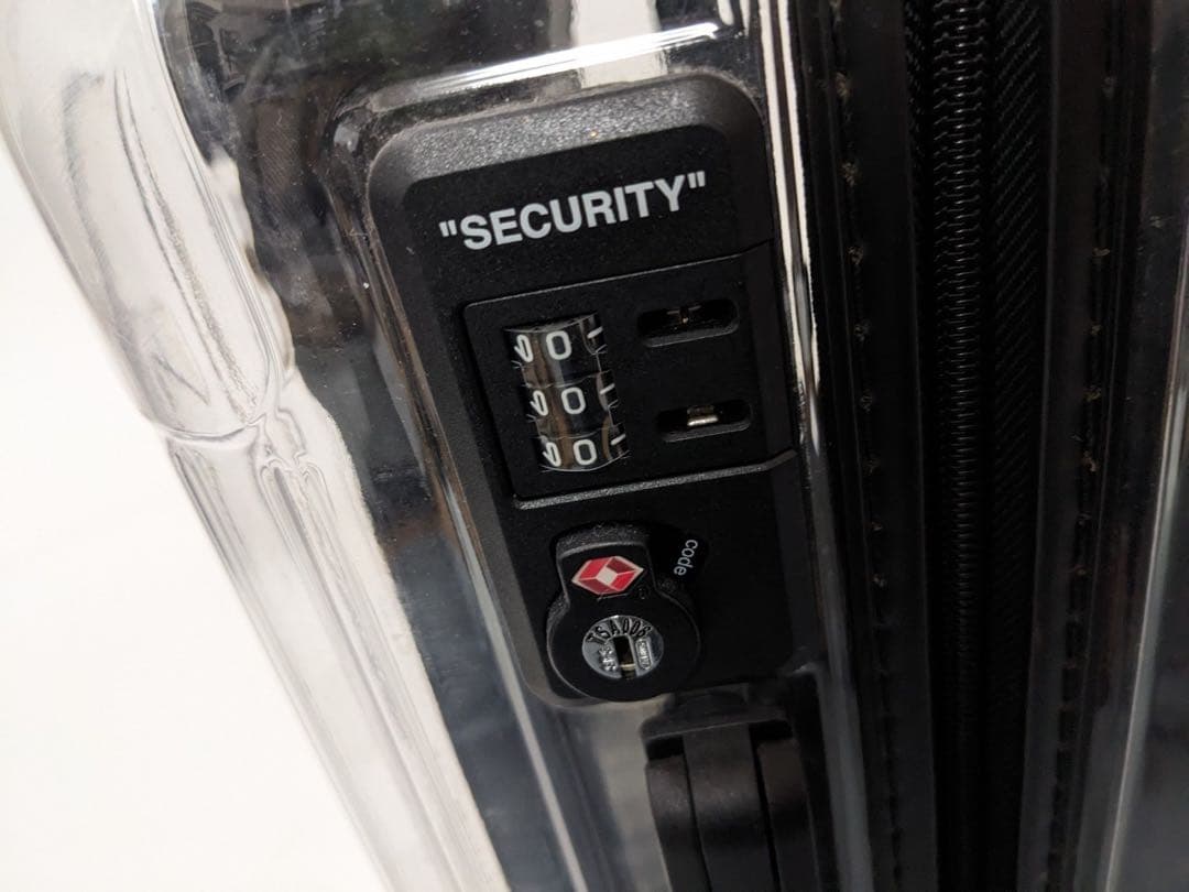 RIMOWA × OFF-WHITE コラボ シースルー 36L スーツケース