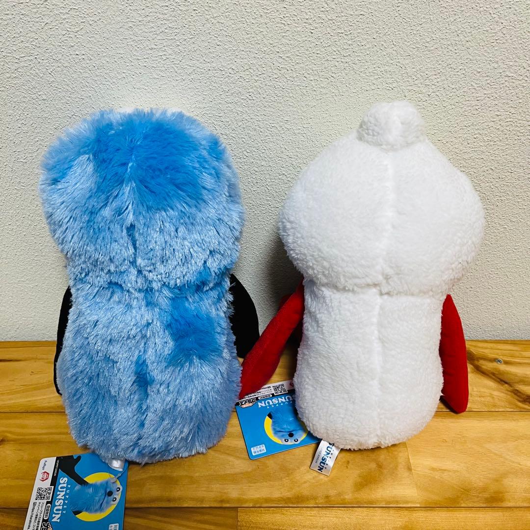 パペットスンスン　おすわりBIGぬいぐるみ　スンスン　ノンノン　計２点