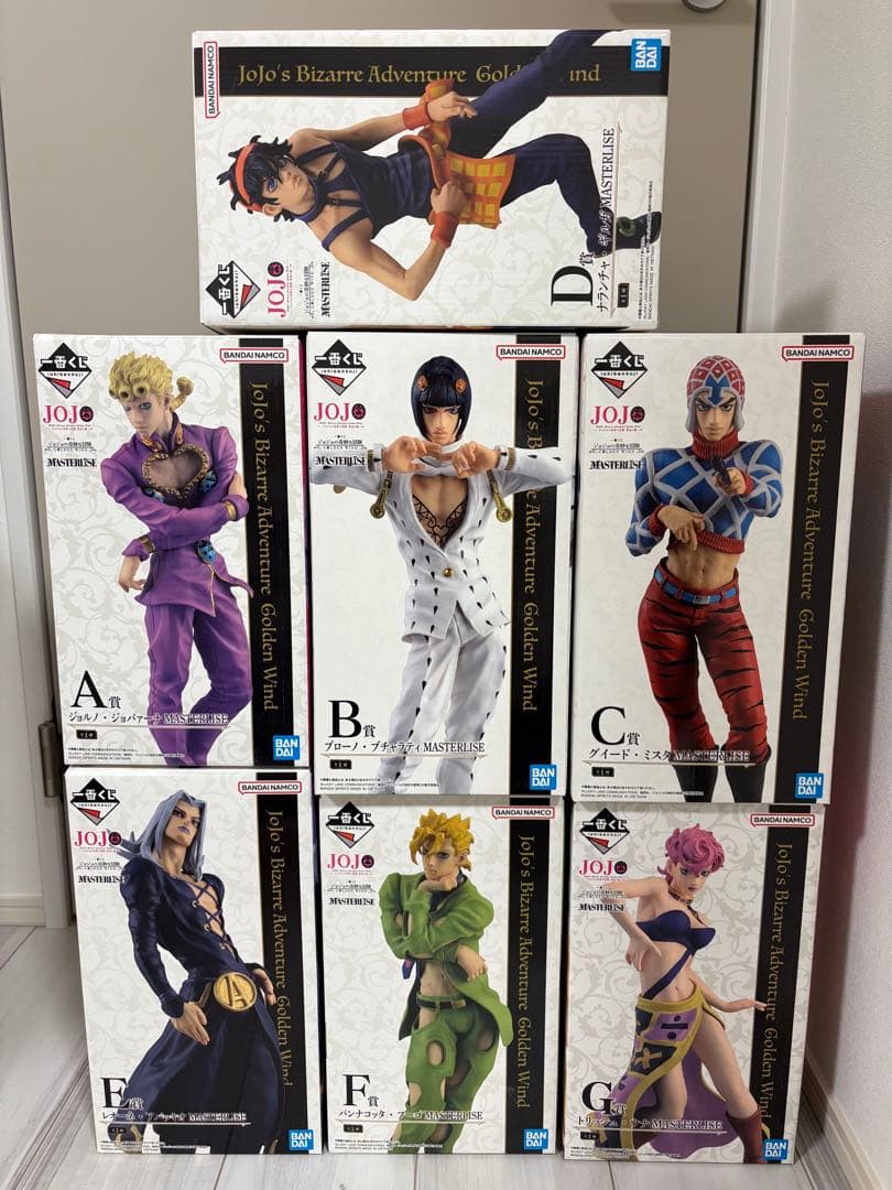 一番くじ　ジョジョの奇妙な冒険　第5部　黄金の風