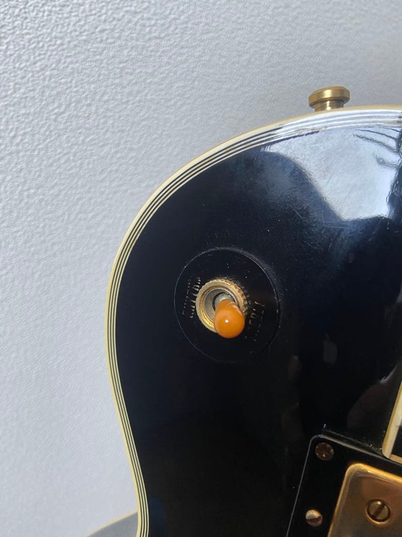 トーカイ　レスポールタイプ改 ブラック ソリッドボディ