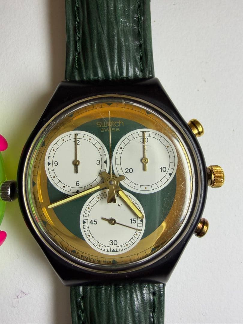 ビンテージ Swatchクロノグラフ「 Grand Prix」セット稼働確認済み
