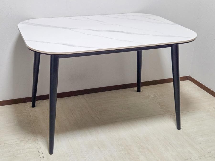 【傷あり】ニトリ　テーブル　セラミック　2人用