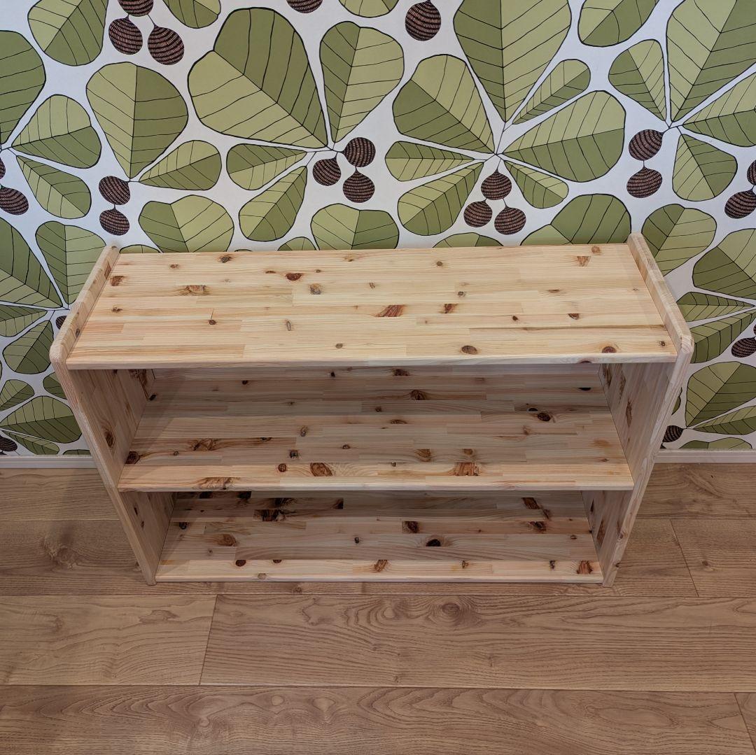 桧　木製棚　本棚　✨　木製ハンドメイド　トロファスト　モンテッソーリ　ヒノキ