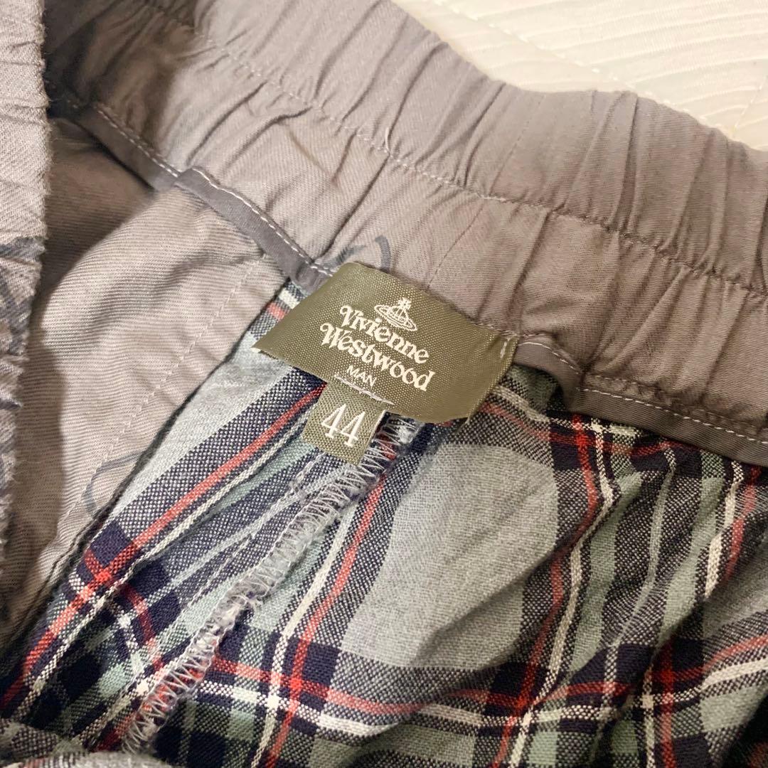 Vivienne Westwood MAN チェック ティルケトラウザー