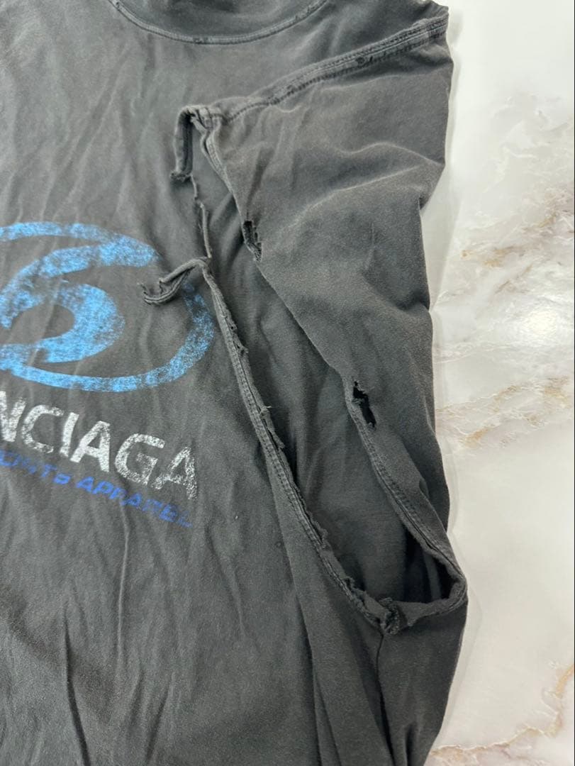 トップス BALENCIAGA Sleeveless Logo Tee