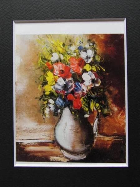 モーリス・ド・ヴラマンク、BOUQUET、海外版超希少レゾネ、新品額付