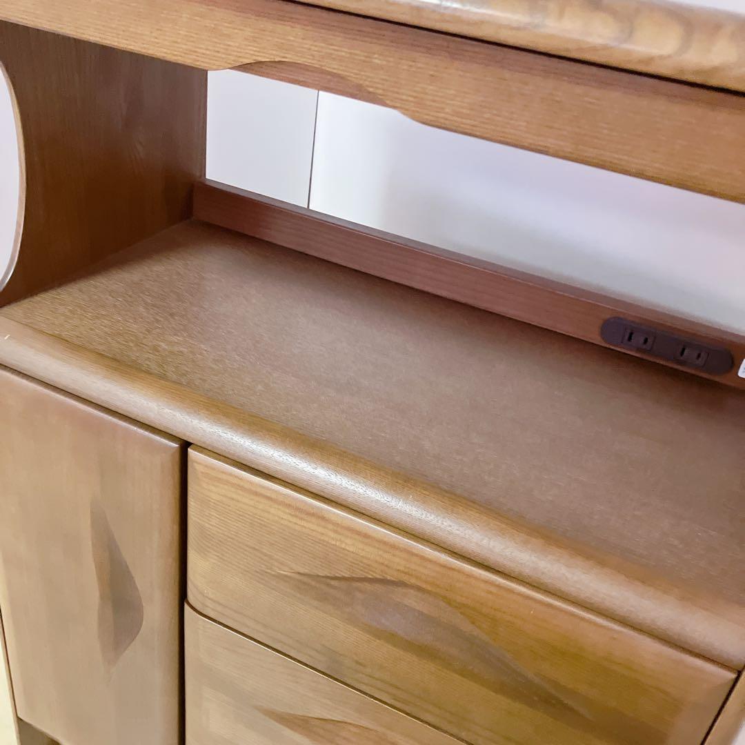 Karimoku カリモク 木製 電話台、FAX台　キャビネット　サイドボード