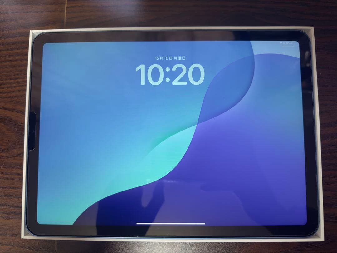 [美品] iPad Air 第5世代 ブルー64GB WI-Fiバッテリー99%