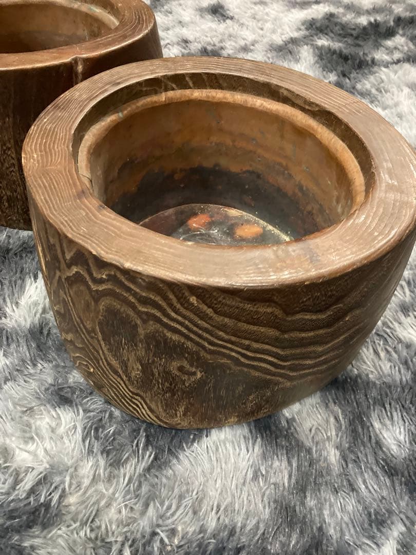 木製 火鉢 伝統工芸品 手焙・瓶掛・花器・鉢カバー・雅楽笙保湿・茶道具