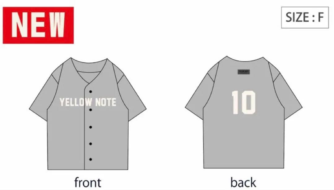 赤西仁 グッズ ベースボールシャツ　YELLOWNOTE 2023 Tシャツ