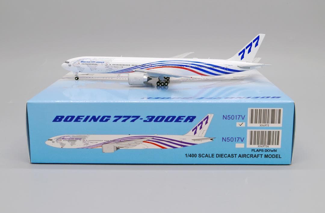 ボーイング 777-300ER N5017V ハウスカラー 1/400