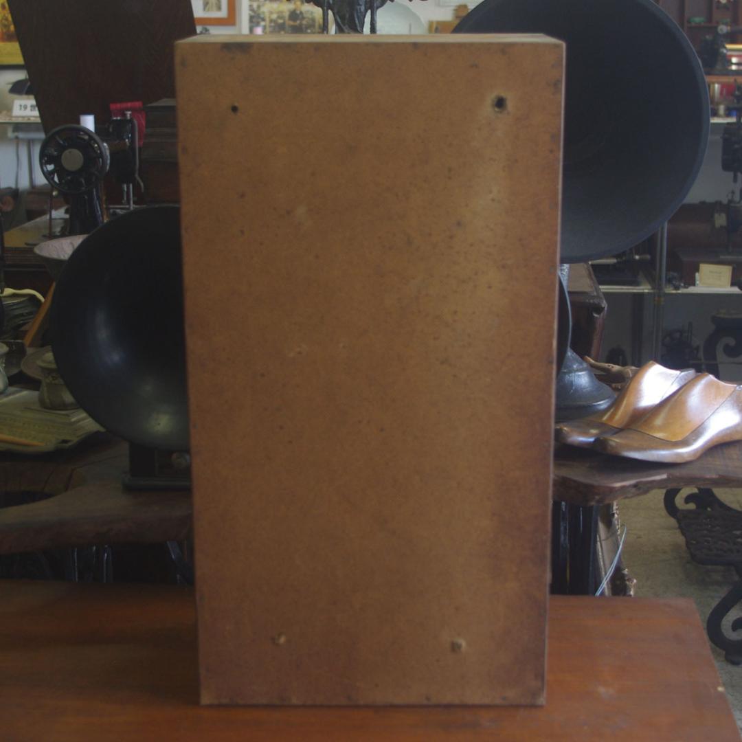 木製ガラスケース 4段 無垢 ドイツ アンティーク ビンテージ Ｚ002