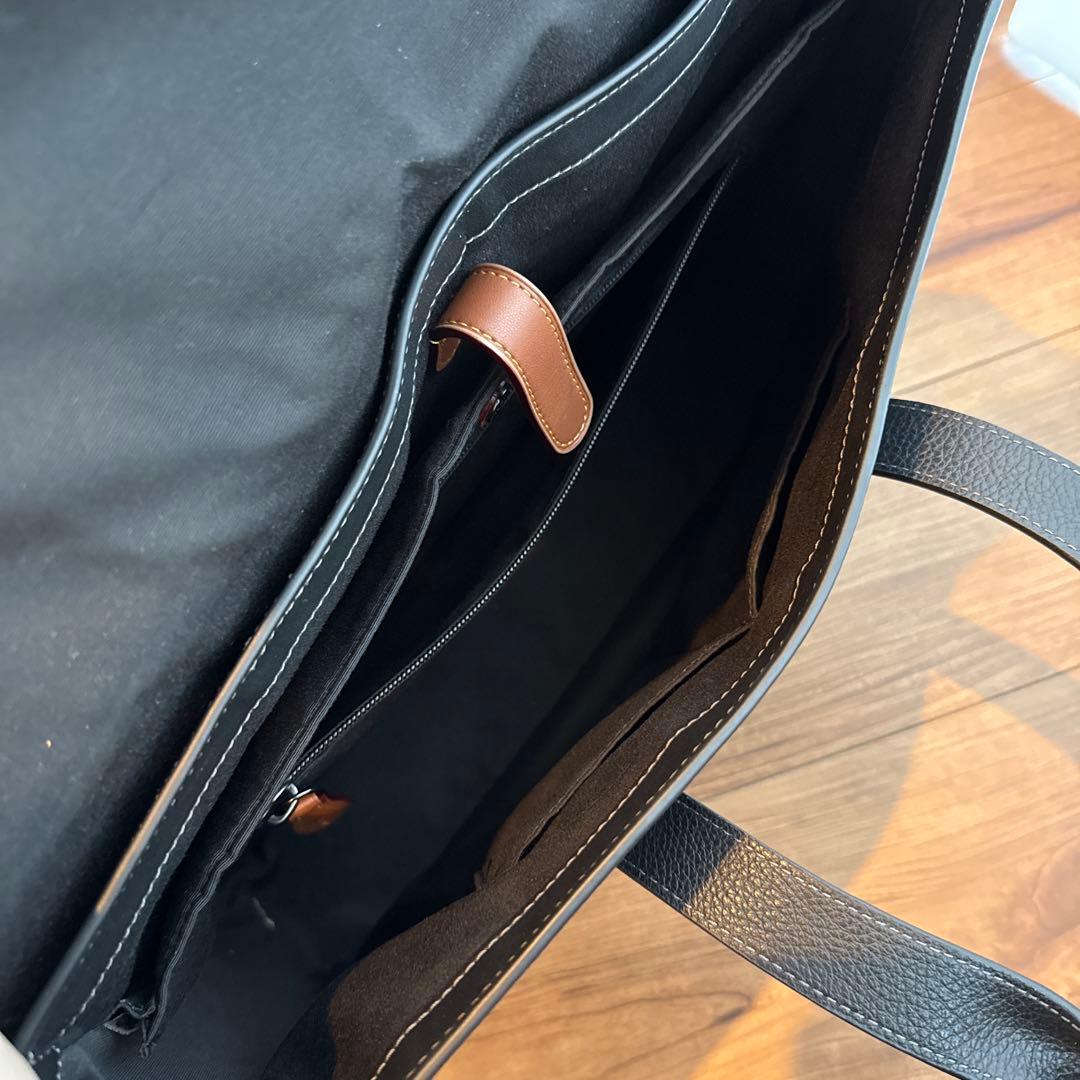 coach コーチ　レザー ビジネスバッグ 黒