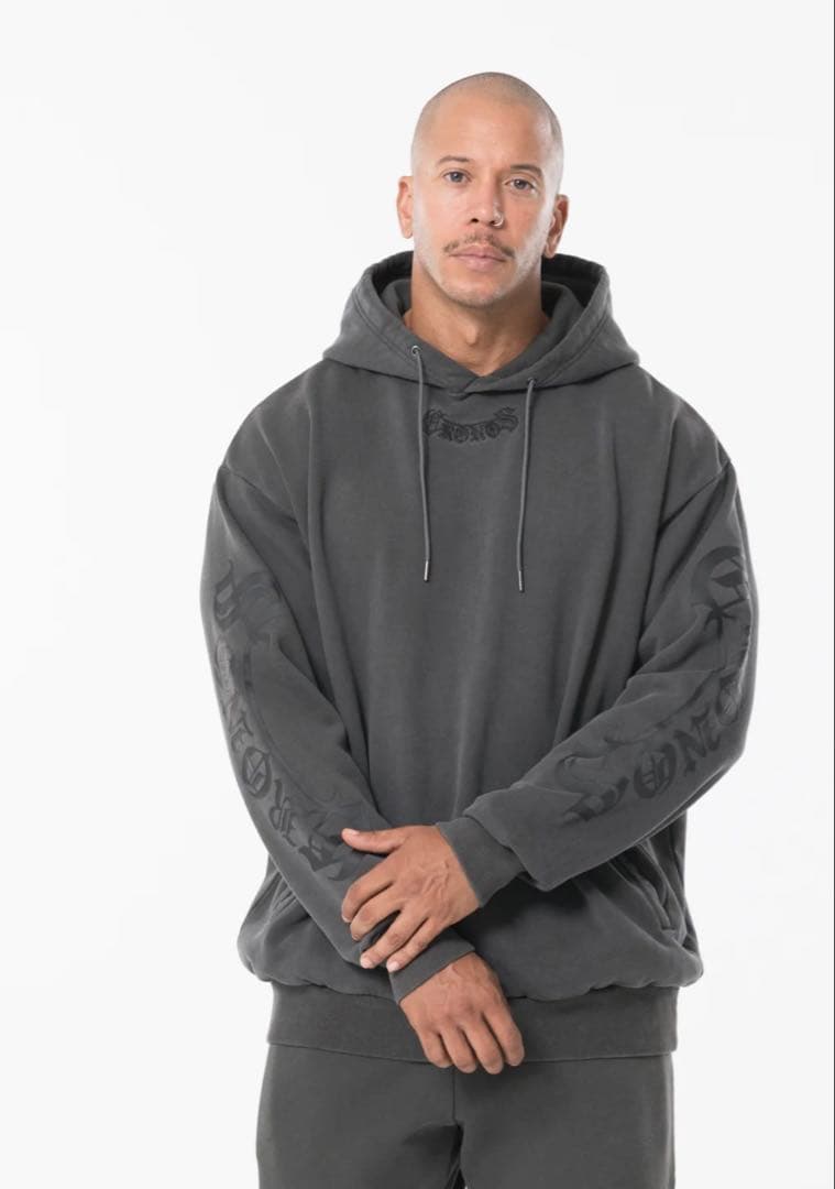 セットアップ上下クロノスCRONOS BLACKLETTERLONG PANTS