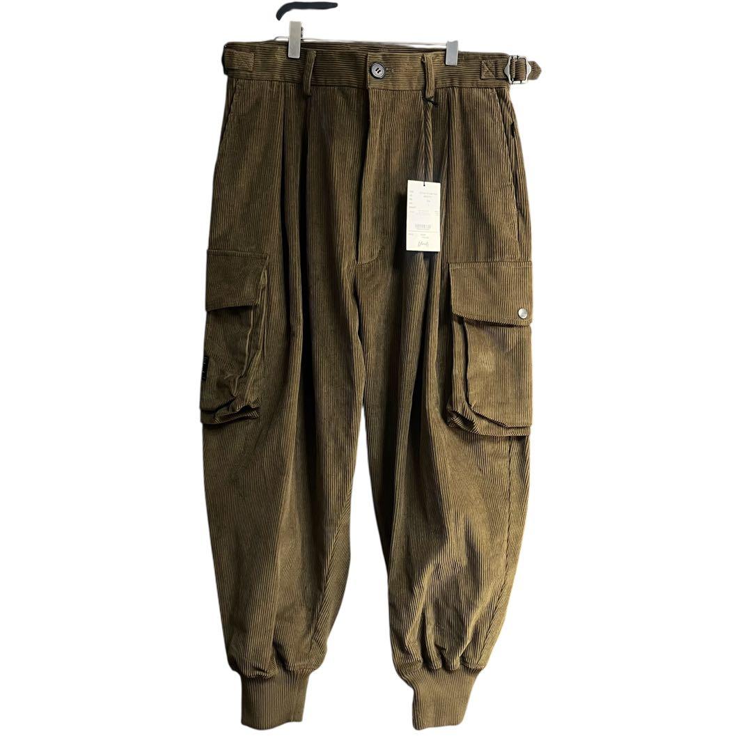 glamb グラム Corduroy Deformed Pants L ブラウン