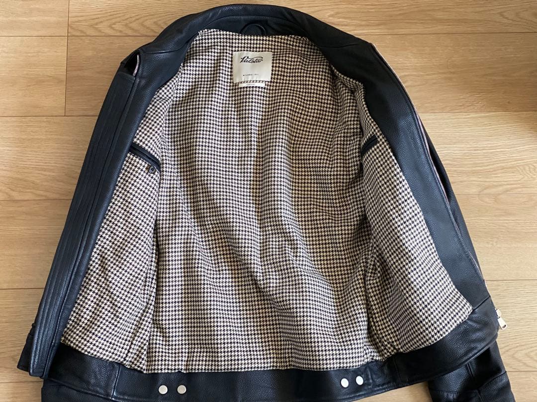 極美品！バルスター ヴァルスター　レザージャケット　革ジャン　48 ブラック黒