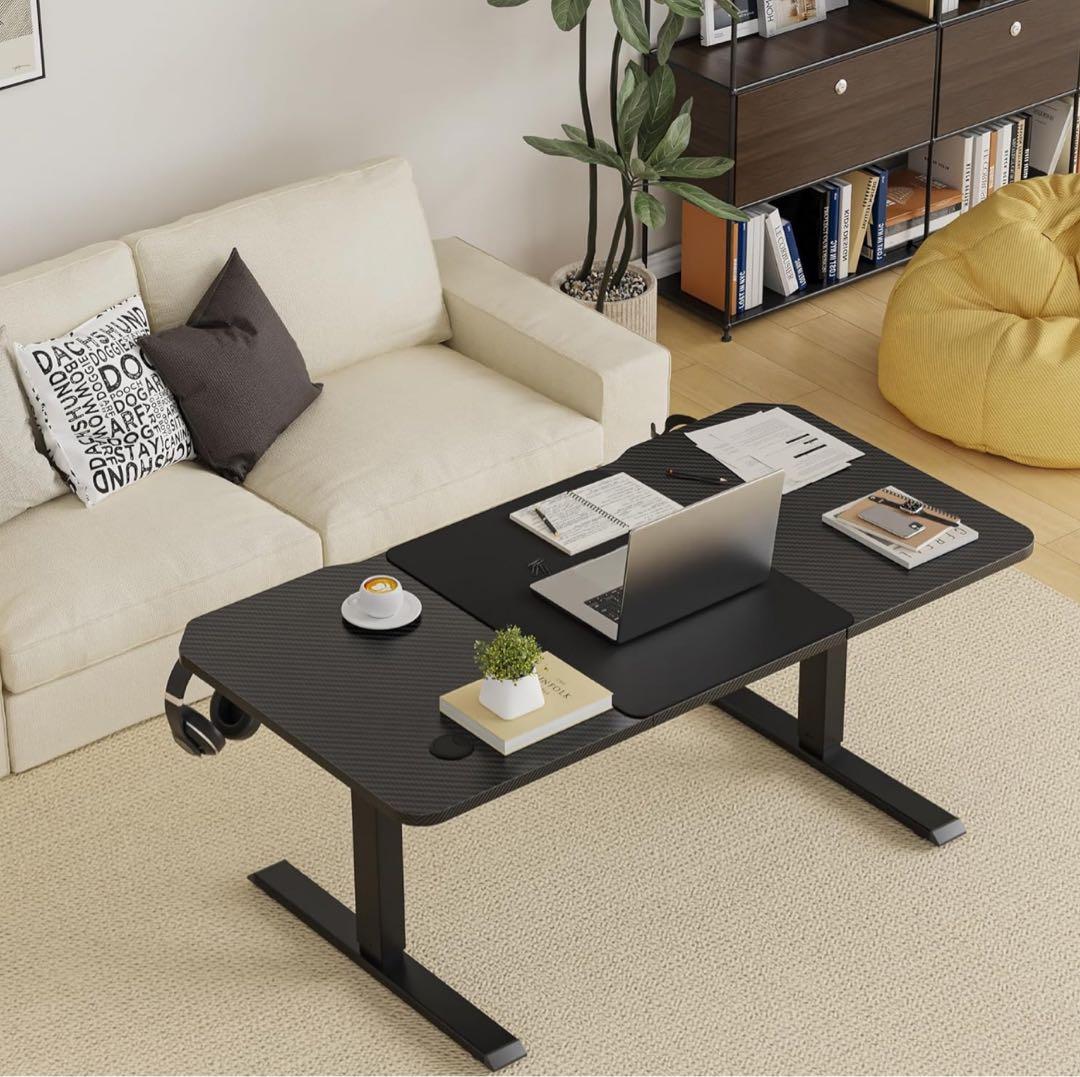 【新品】ゲーミングデスク 電動昇降デスク pcデスク 昇降範囲47-71cm