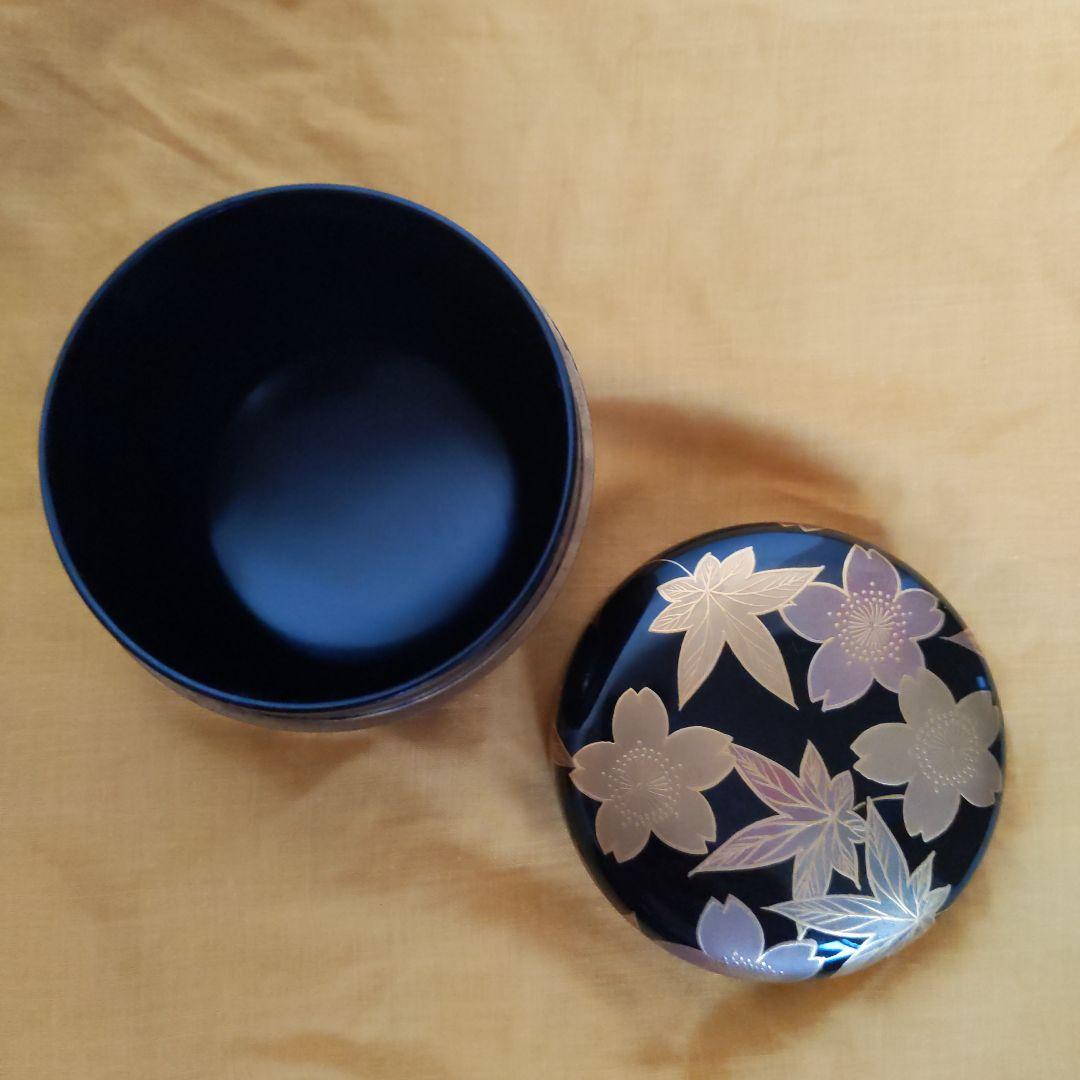 【hachi　】　茶入　四代・上田直方作　仕履付　＆　大棗　西條一斉作