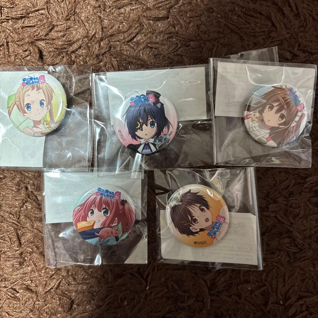 中二病でも恋がしたい!戀 京アニ メモリアル缶バッジ 5つセット