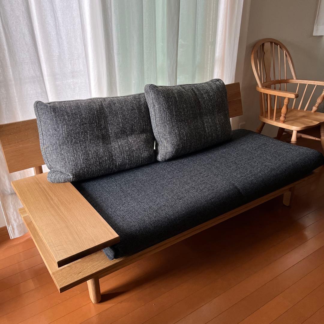 RIKA☆彡出品　HIDA 森のことば　飛騨産業　片肘ソファ