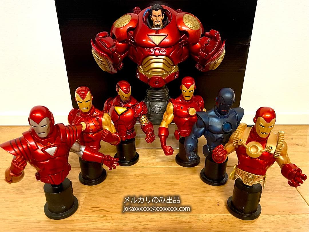 ボウエンBowen アイアンマン ミニバスト スタチュー 7体セット 限定
