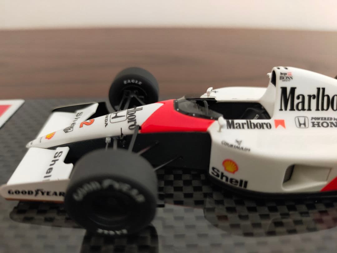 アイドロン 1/43 マクラーレン ホンダ MP4/6 日本GP 優勝 ベルガー