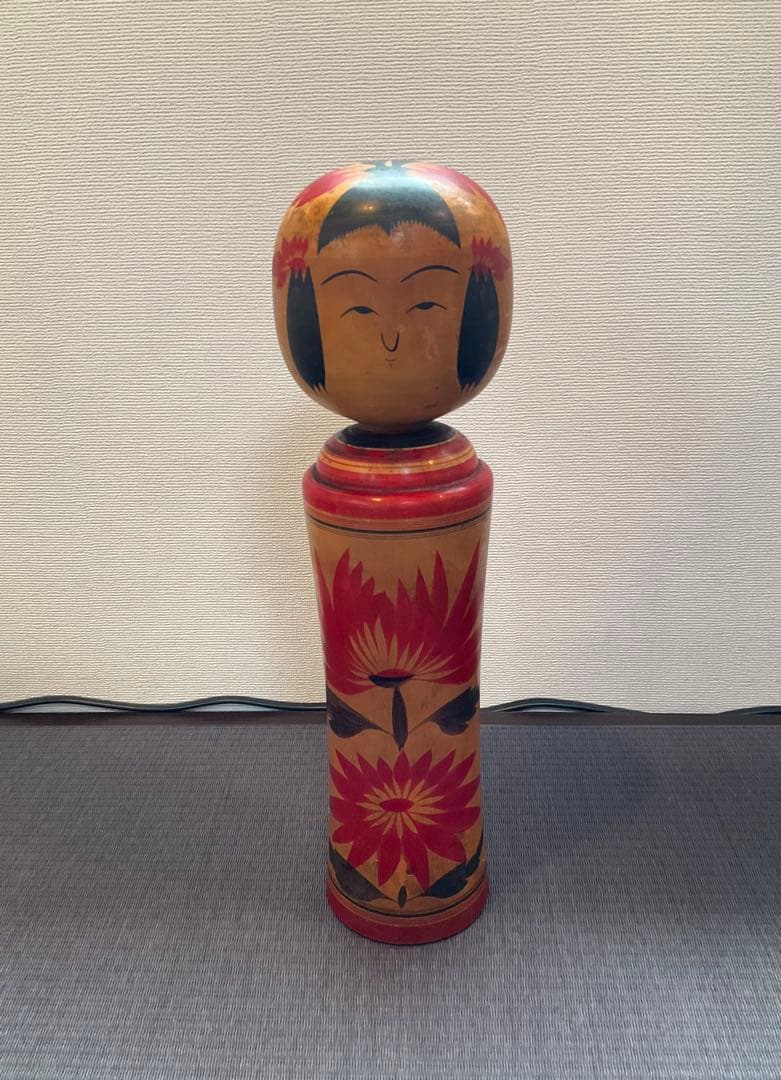 【レトロ】布袋様の一刀彫、こけし　14体【体長　約15㎝〜45㎝】