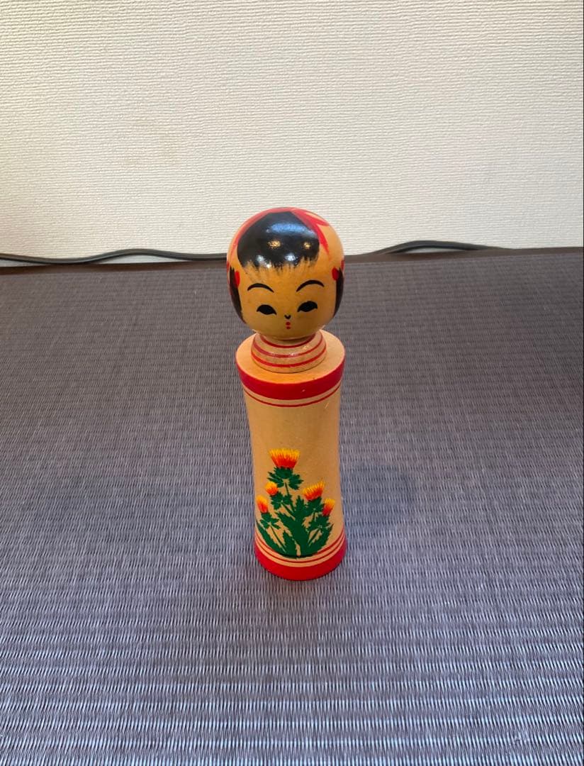 【レトロ】布袋様の一刀彫、こけし　14体【体長　約15㎝〜45㎝】