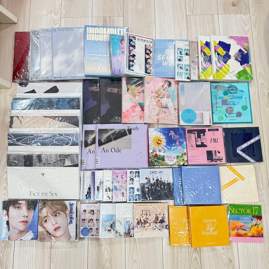 SEVENTEEN セブチ トレカ アルバム DVD グッズ まとめ売り　セット