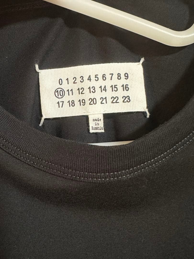【美品】Maison Margiela ディストーテッドロゴTシャツ 42
