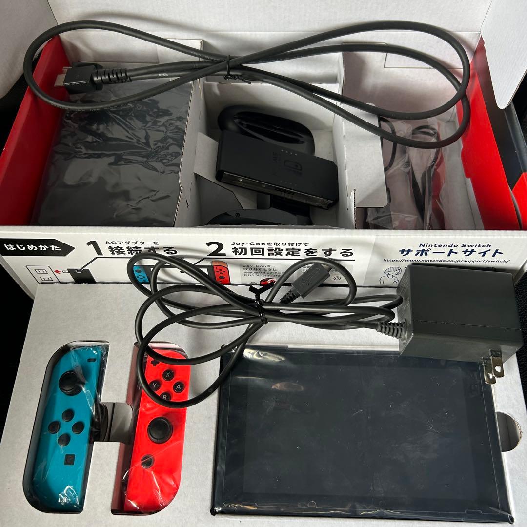 Nintendo Switch 本体全付属品付 microSD 128GB付