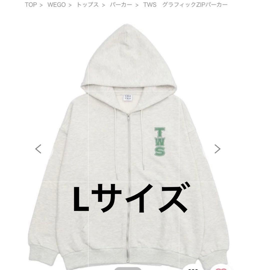 WEGO TWS　グラフィックZIPパーカー Lサイズ